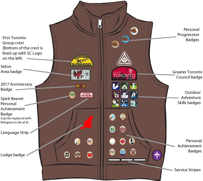 Beaver Uniform Vest